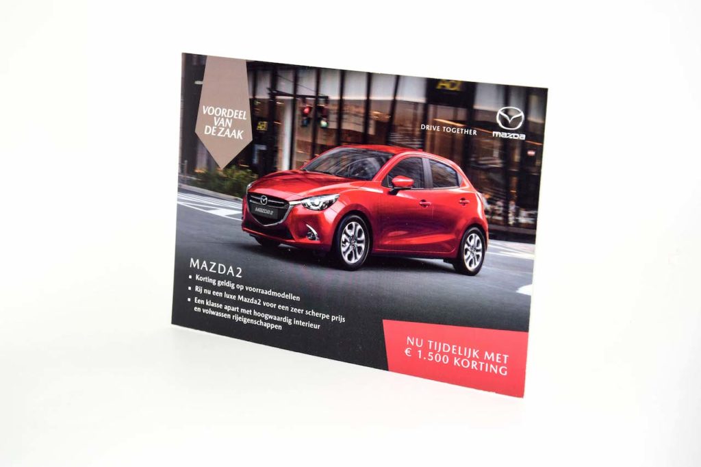 Mailing Mazda bedrukt door Noova Media Productions